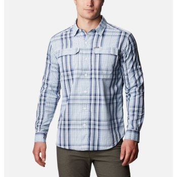 Columbia Muške Košulje - Silver Ridge 2.0 Plaid Long Sleeve Plave Visebojne | ROJA-81907